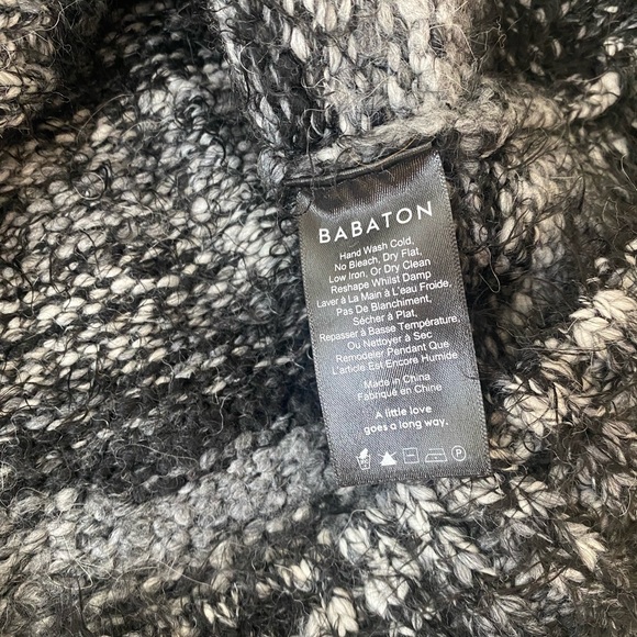 Babaton Titus Turtlneck Sweater in Grey - Picture 5 of 6